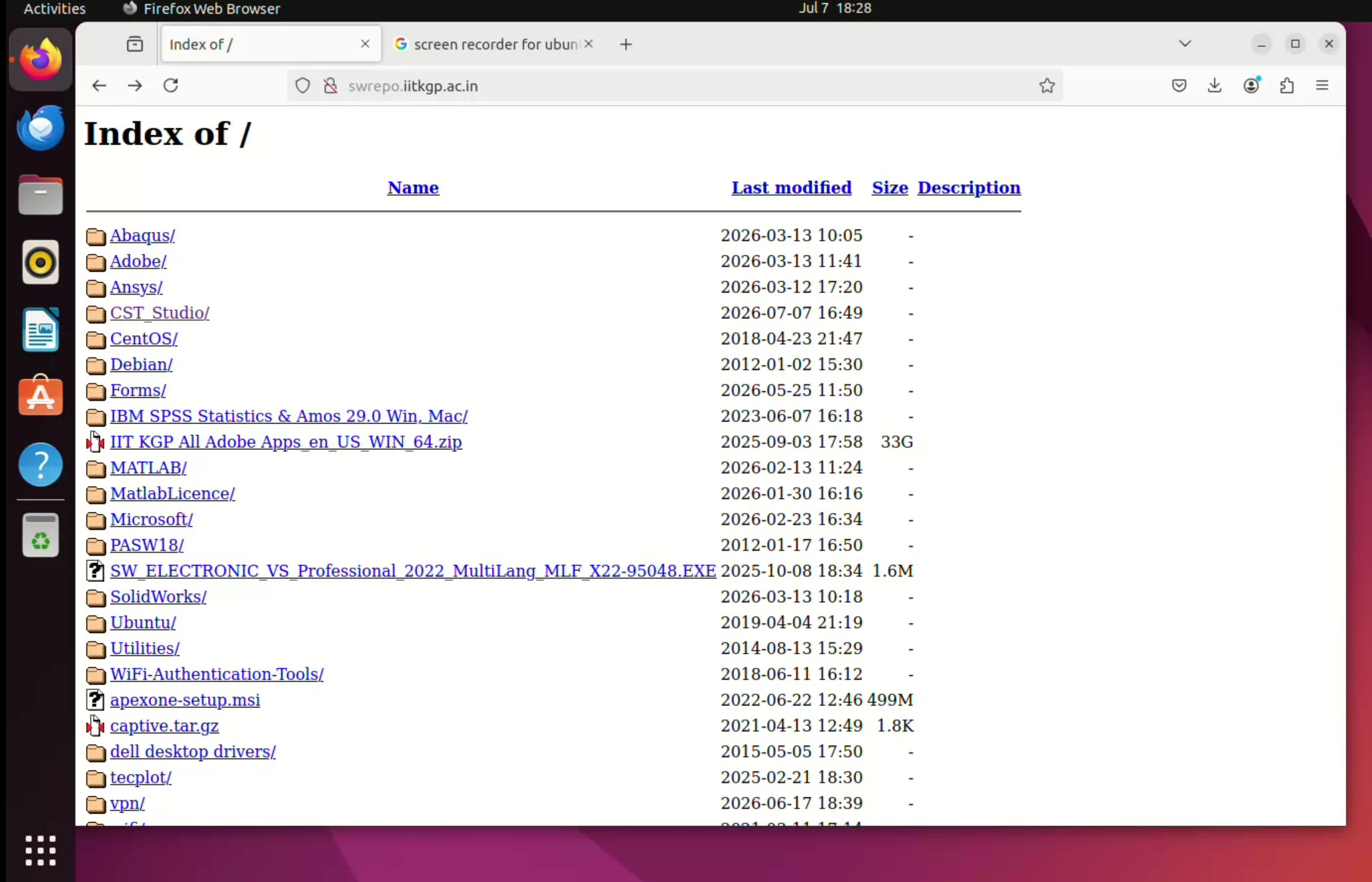 CIC software repository CST Studio folder