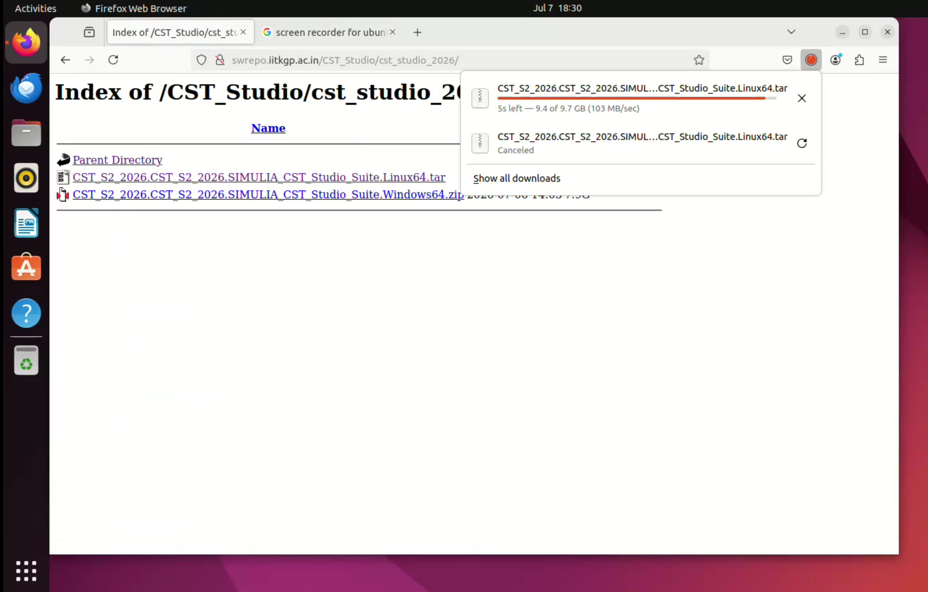 CST Studio 2026 Linux installer archive